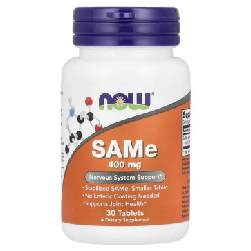 SAMe, 400 mg, 30 Tablets Now