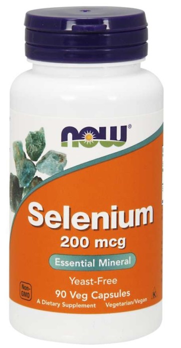 SELENIUM 200mcg  90 VCAPS Now Foods