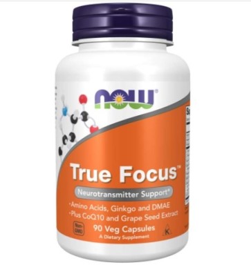 True Focus 90veg caps NOW foods