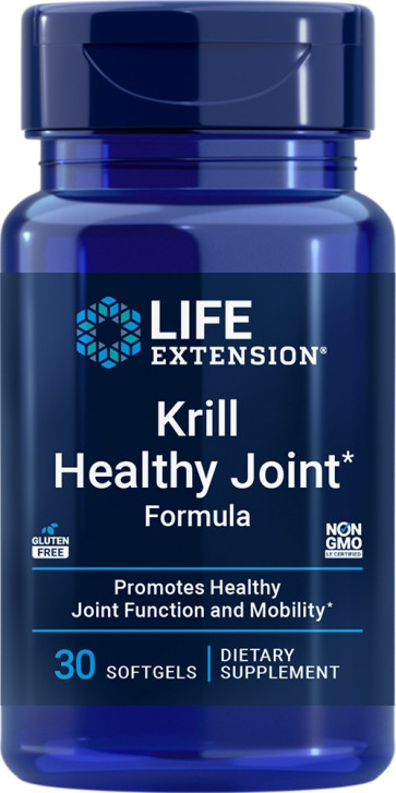 Krill Healthy Joint Formula, 30 Softgels Life Extension