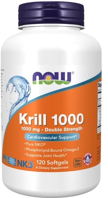 Krill, Double Strength 1000 mg 120 Softgels Now