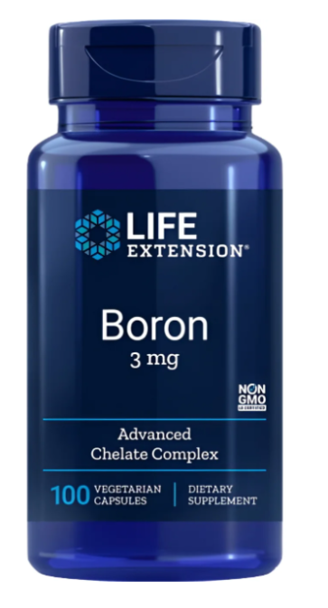 Boron 3 mg, 100 vegetarian capsules  Life Extension