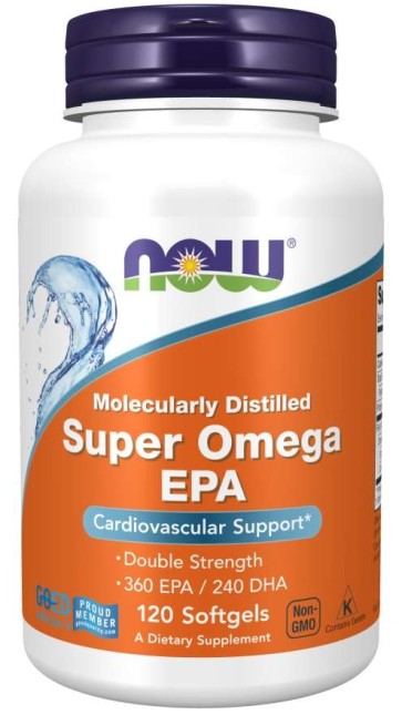 Super Omega EPA 1200mg 360/240  120 SGELS Now foods