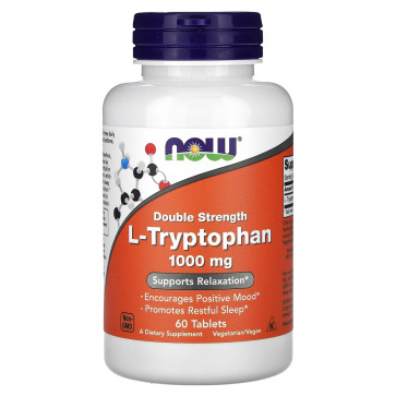 L-Tryptophan, 1,000 mg, 60 Tablets Now