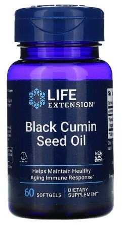 Black Cumin Seed Oil 60 softgels LIFE Extension