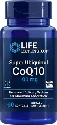 Super Ubiquinol Coq10 100mg 60s LIFE Extension