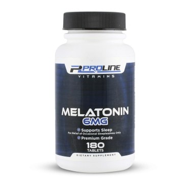 Melatonina 6 mg 180 capsulas PLV Proline Vitamins