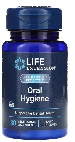 FLORASSIST  Oral Hygiene 30 vegetarian lozenges Life Extension