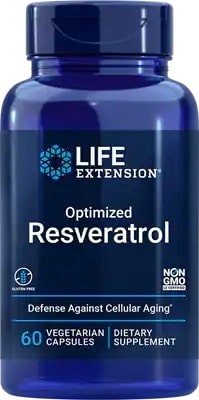 Optimized Resveratrol 60 vegetarian capsules LIFE Extension