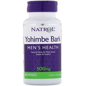 Yohimbe Bark 500mg 90s NATROL