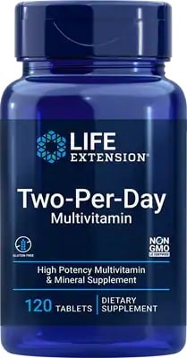 Two Per Day 120 tablets LIFE Extension