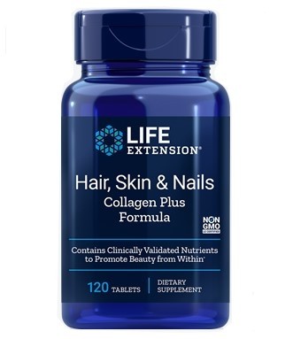 Hair Skin Nails 120 tabs LIFE Extension