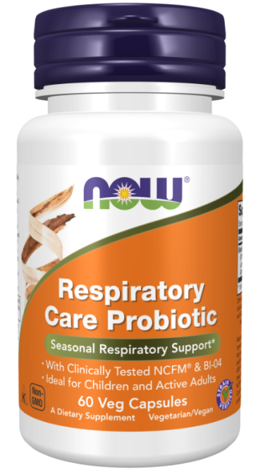 Respiratory Care Probiotic, 60 Veg Capsules Now foods