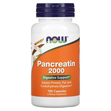 Pancreatin 2000, 100 Capsules (200 mg per Capsule)