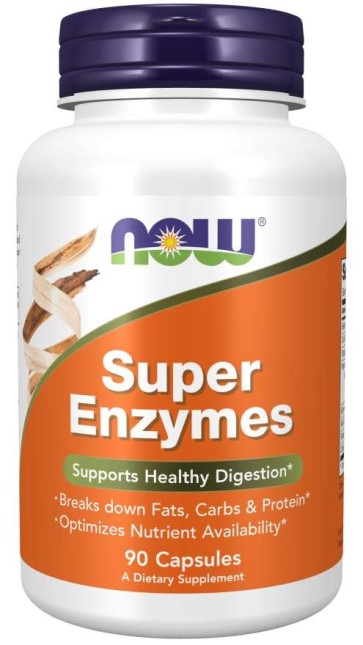 Super Enzymes 90 Capsules Now foods