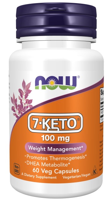 7 Keto 100mg 60vcaps NOW Foods