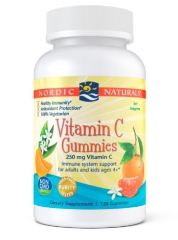 Vitamina C 250mg 120 gummies Nordic Naturals