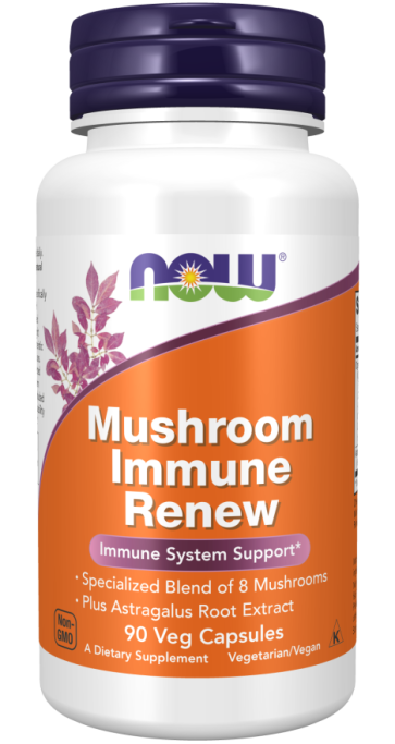 MUSHROOM IMMUNE RENEW  90vcaps Now Foods