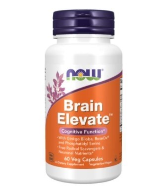 Brain Elevate 60veg caps Now foods