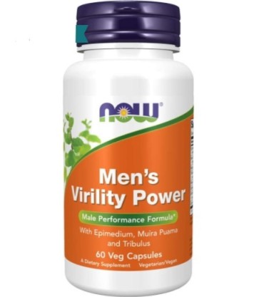 Men's Virility Power 60vcaps NOW Foods