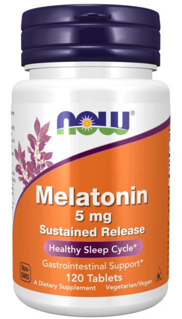 MELATONIN 5mg SR  120 TABS Now foods