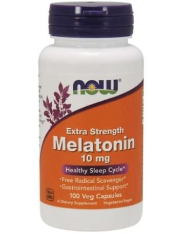 Melatonina 10mg 100 caps NOW Foods