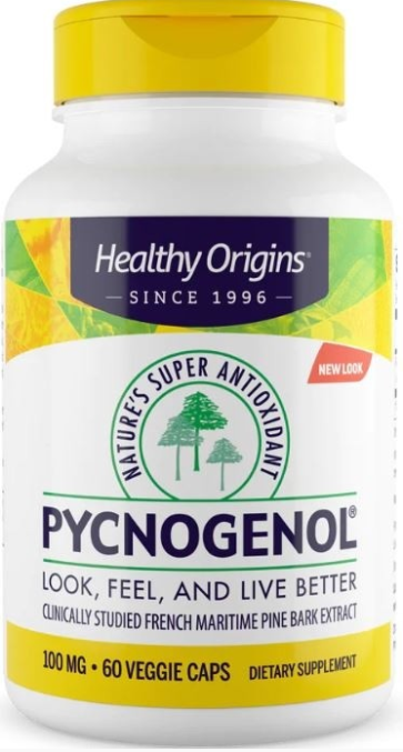 Pycnogenol 100mg 60 veg caps Healthy Origins