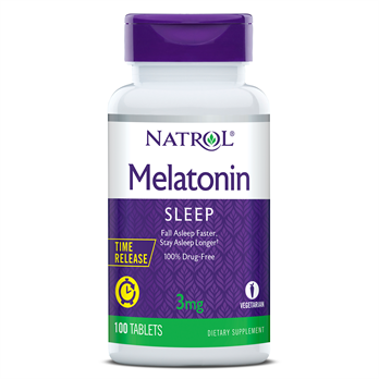 Melatonin 3mg T/R Tab-100 NATROL