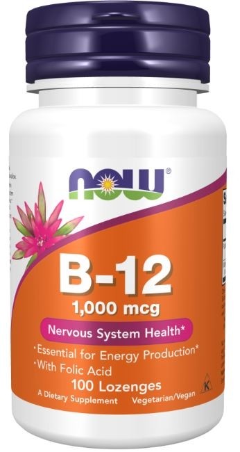 B-12 1000mcg  100 Loz Now foods