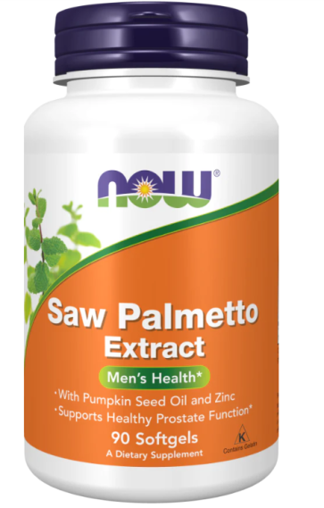 Saw Palmetto Extract, 80mg 90 Softgels Now foods