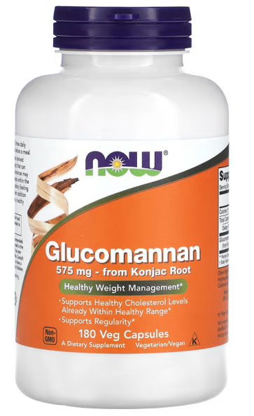 Glucomannan, 1,725 mg, 180 Veg Capsules (575 mg Per Capsule)