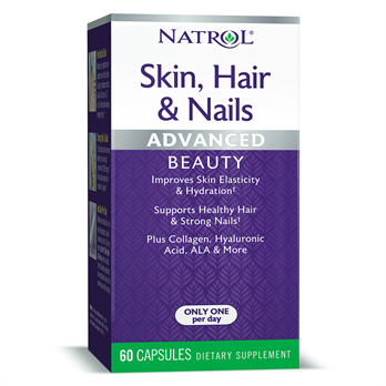 Skin Hair Nails Advanced  Beauty, Capsules, 60ct Natrol