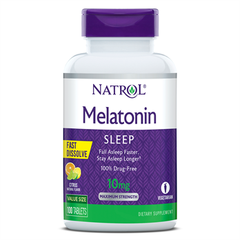 Melatonin 10mg/serv F/D Tab-100 HFF V3 flavor: Citrus NATROL