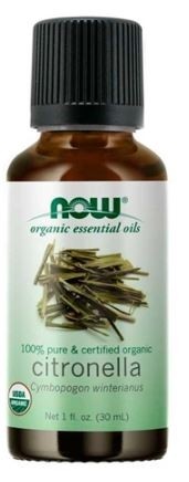 ORGANIC CITRONELLA OIL  1oz NOW Foods