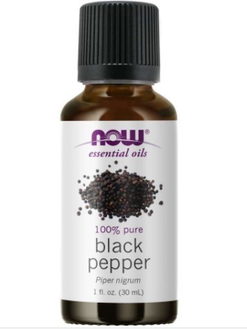 BLACK PEPPER OIL 1oz NOW Foods