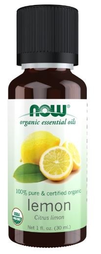 ORGANIC LEMON OIL 1oz NOW Foods