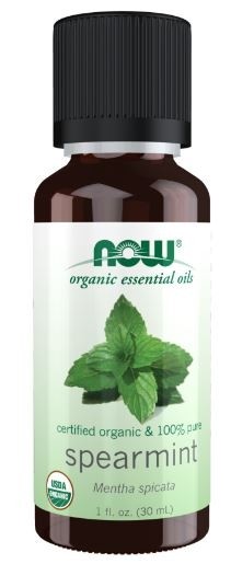 ORGANIC SPEARMINT OIL  1oz NOW Foods