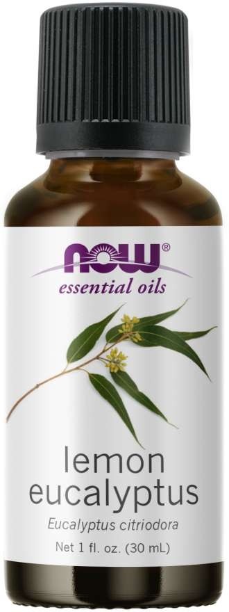 LEMON EUCALYPTUS (CITRIDORA) OIL  1 OZ NOW Foods