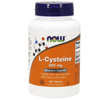 L-Cysteine 500mg 100 tbs NOW Foods