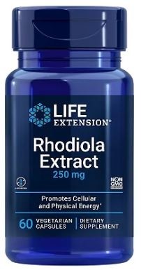 Rhodiola Extract 250 mg, 60 vegetarian capsules Life Extension