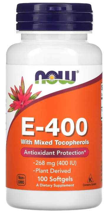 E-400 100 Softgels Now foods