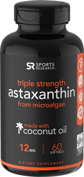 Astaxanthin 12mg 60s SPORTS Research