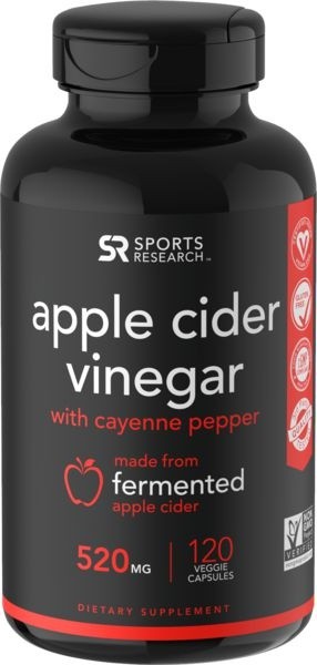 Apple Cider Vinegar 520mg 120s Sports Research