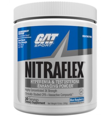 Pré-treino Nitraflex 300g (30 doses) - GAT Sport