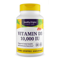 Vitamina D3 10.000 120s HEALTHY Origins com Mct Oil