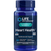 FLORASSIST Probiotic Heart Health, 60 Vegetarian Capsules (74 mg per Capsule) Life Extension