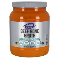 Bone Broth, Beef Powder 544g Now foods