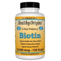 Biotin 10,000 mcg 150 vcaps Healthy Origins