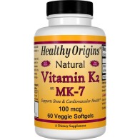 Vitamina K2 Mk7 100mcg&nbsp; 60 veggies softgels HEALTHY Origins