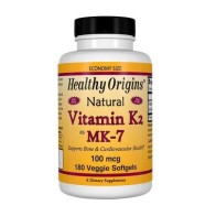Vitamina K2 Mk7 100mcg&nbsp; 180 veggies softgels HEALTHY Origins